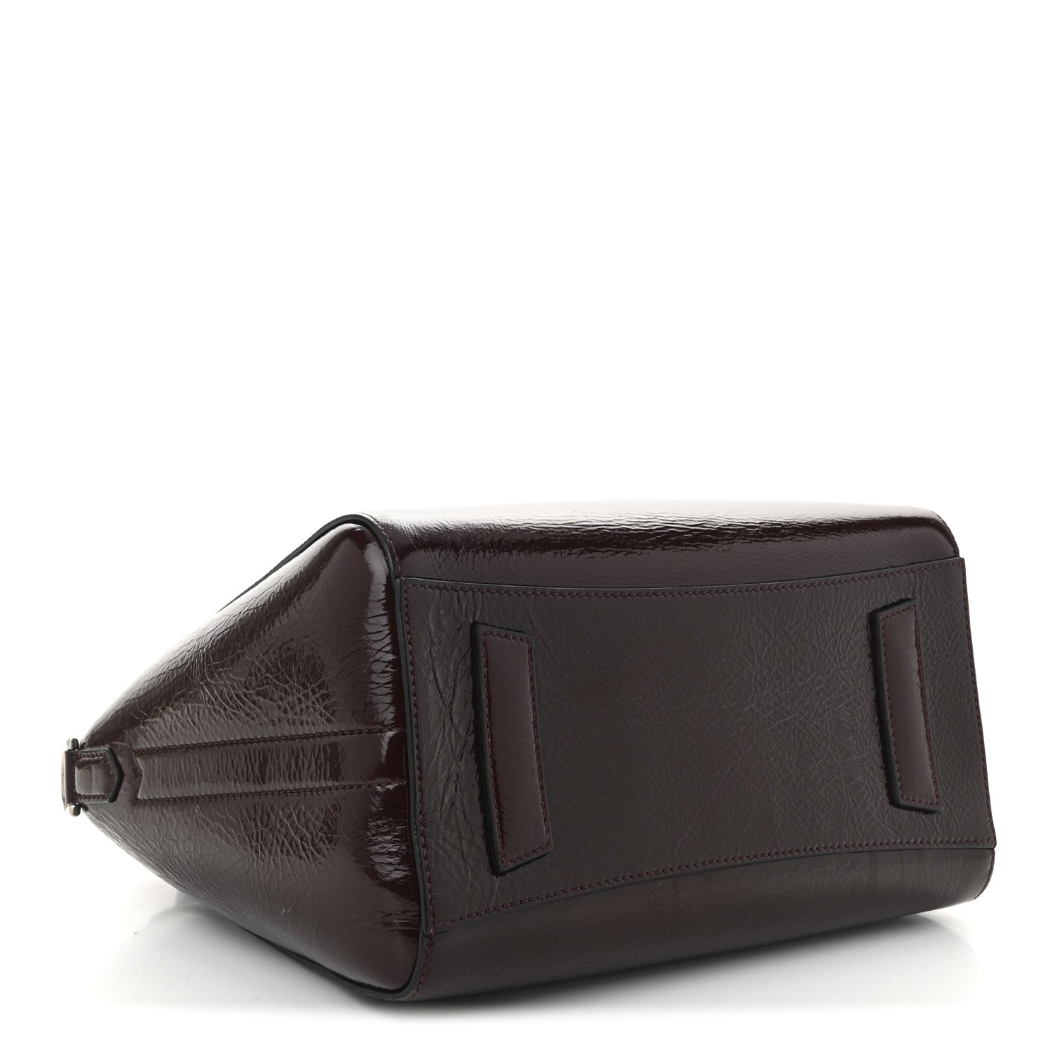 Givenchy Crinkled Patent Calfskin Small Antigona Aubergine 4 of 10