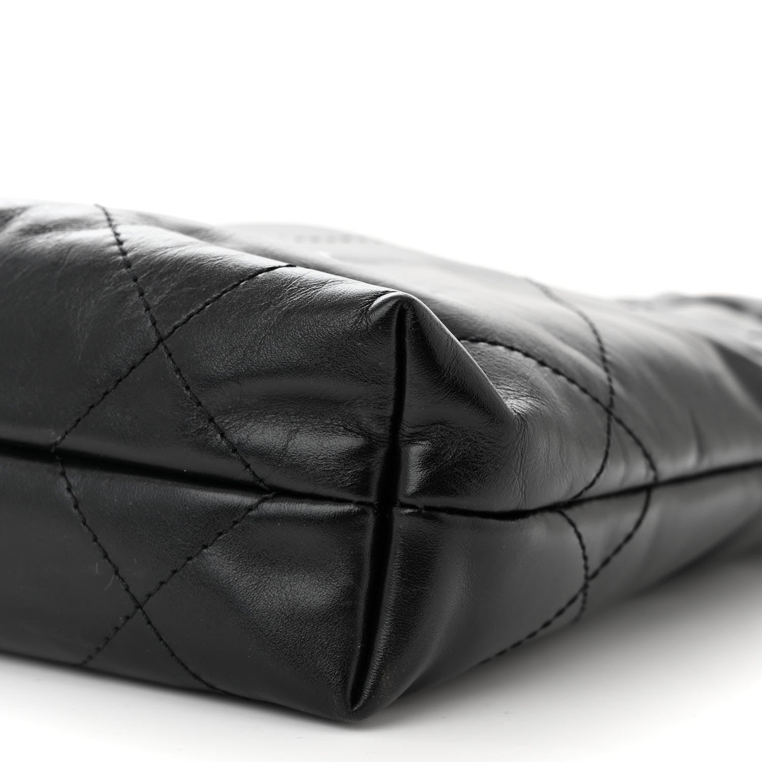 Chanel Shiny Calfskin Quilted Mini Chanel 22 Black 10 of 10