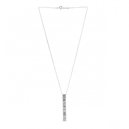 Tiffany Sterling Silver Atlas Bar Pendant Necklace 3 of 4