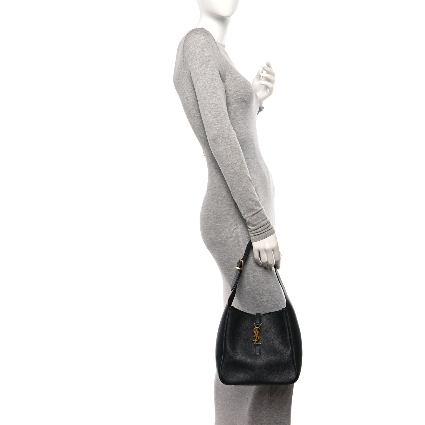 Smooth Calfskin Small Le 5 A 7 Soft Hobo Black