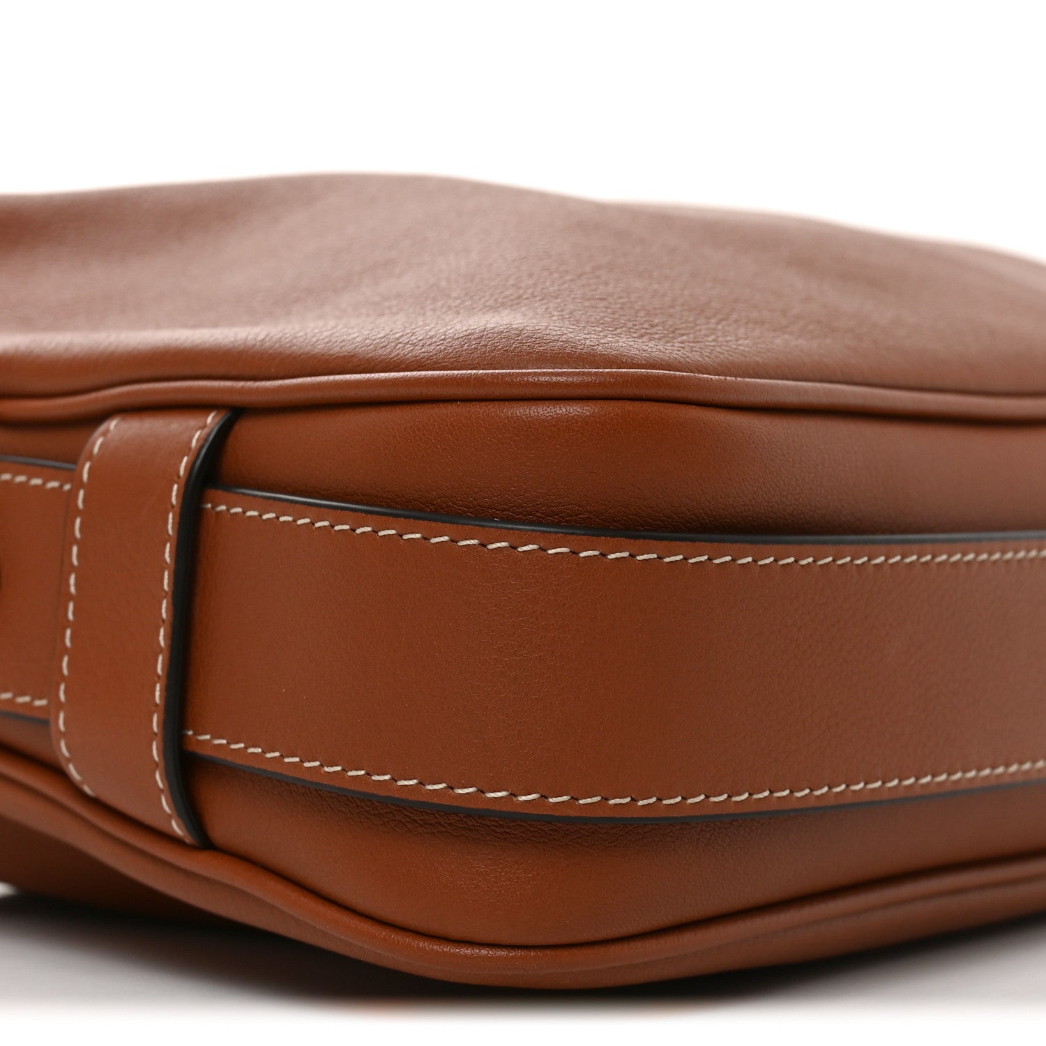 Celine Supple Calfskin Medium Romy Shoulder Bag Tan 8 of 9