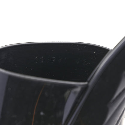 Gucci Rubber Gucci Logo Womens Platform 20/60mm Slide Sandals 41 Black 7 of 9