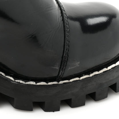 Louis Vuitton Patent Nano Monogram Ankle Star Trail Boots 38.5 Black 9 of 10