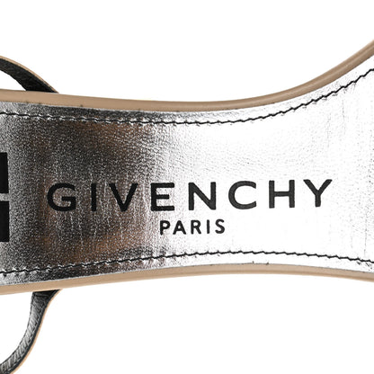 Givenchy Smooth Calfskin Triangle Sandals 40 Beige Camel 7 of 9