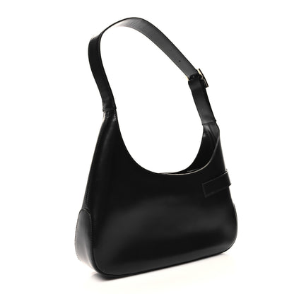 Salvatore Ferragamo Soft Calfskin Gancini Hobo Black 3 of 10