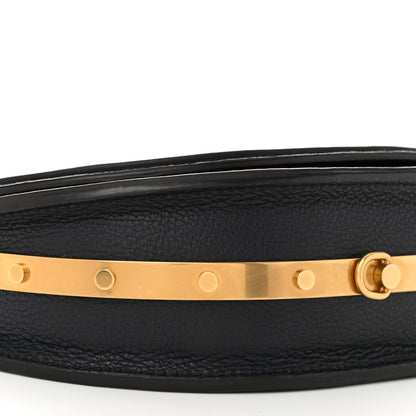Chloe Suede Calfskin Constellation Studded Small Nile Bracelet Minaudiere Bag Full Blue 8 of 9