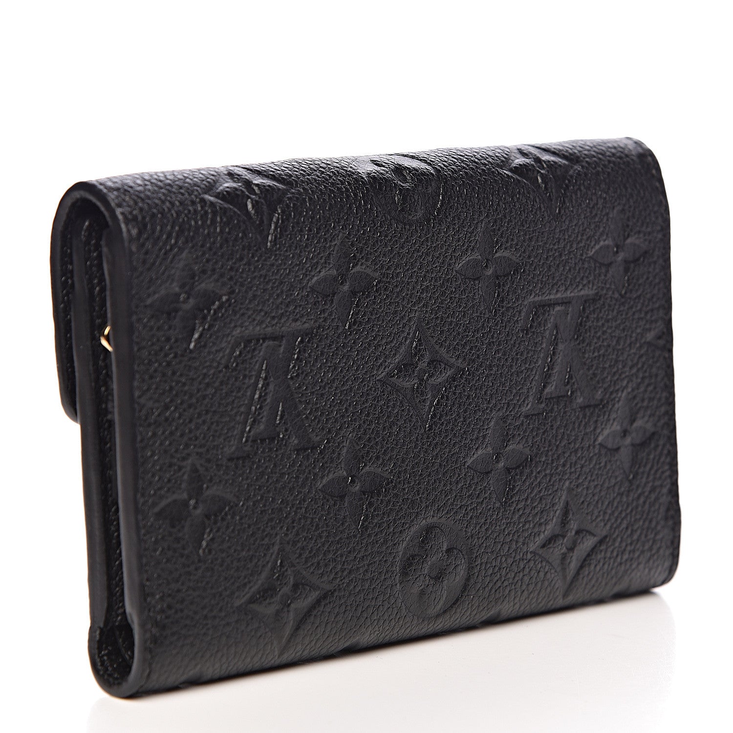 Louis Vuitton Empreinte Compact Curieuse Wallet Black 3 of 8