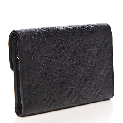 Louis Vuitton Empreinte Compact Curieuse Wallet Black 3 of 8