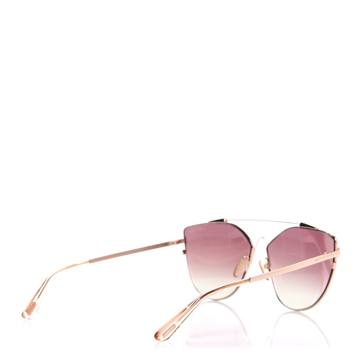 Jacquelyn 02 Aviator Sunglasses TF563 Rose Gold