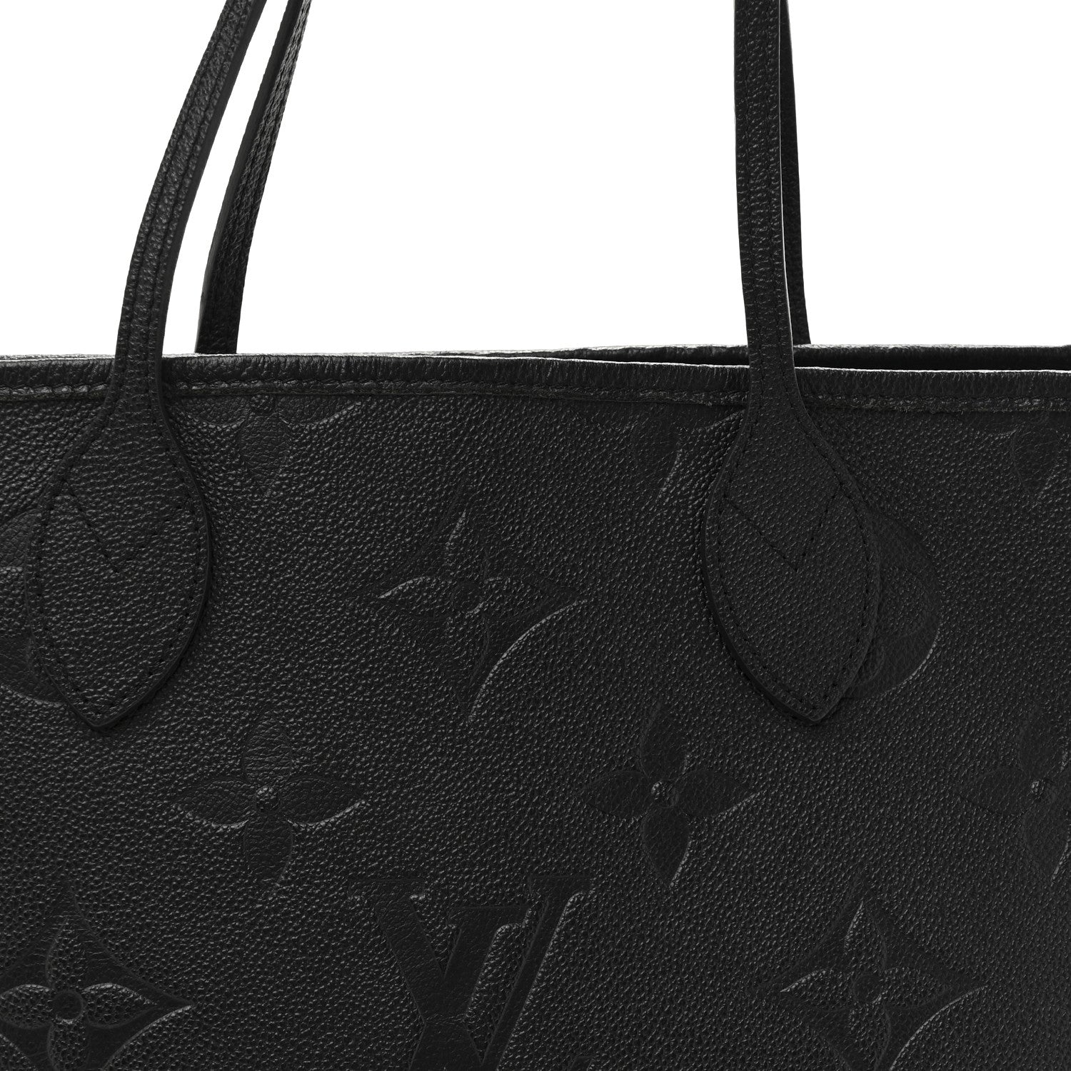 Louis Vuitton Empreinte Monogram Giant Neverfull MM Black 7 of 12