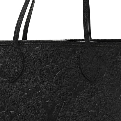 Louis Vuitton Empreinte Monogram Giant Neverfull MM Black 7 of 12