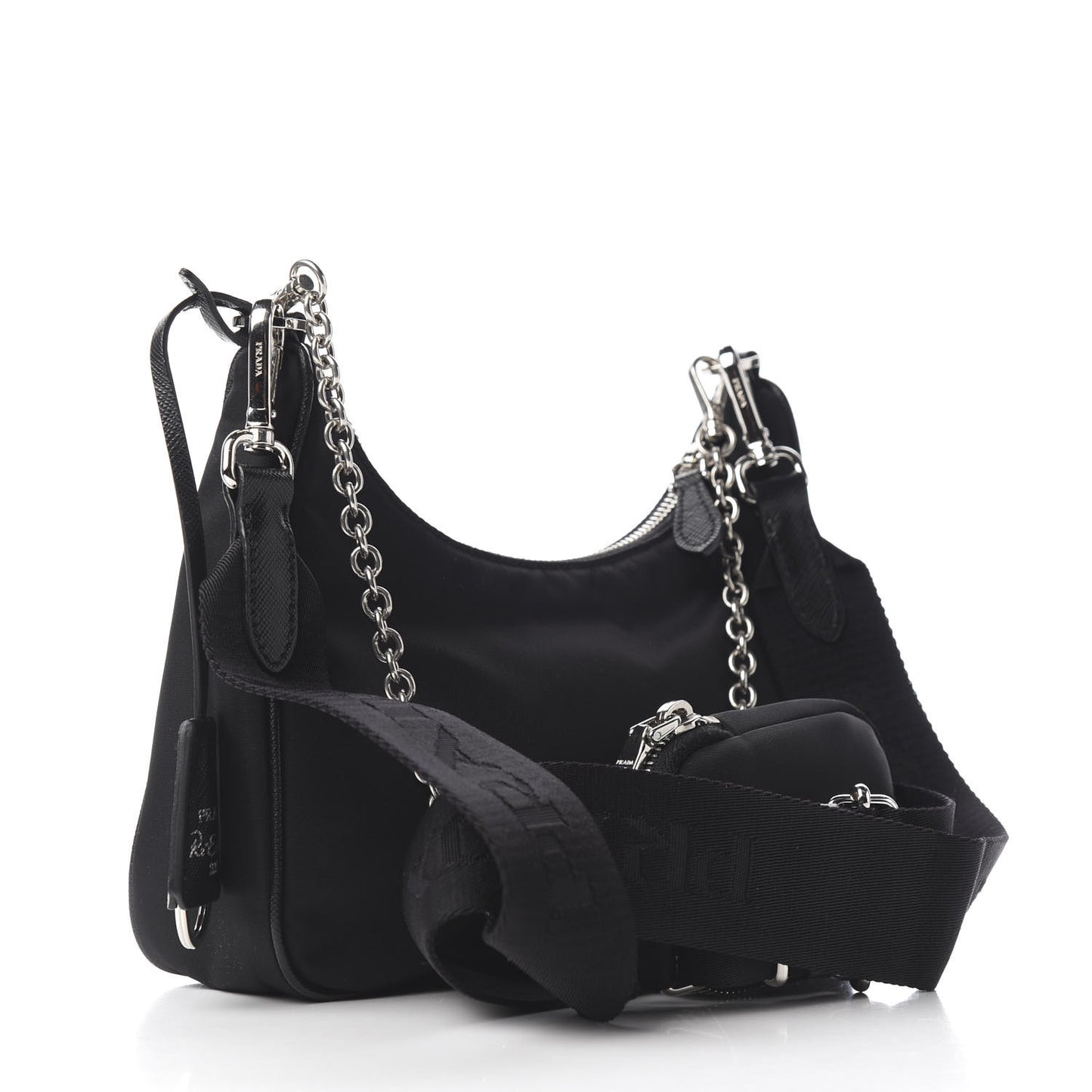 Nylon Re-Edition 2005 Shoulder Bag Black