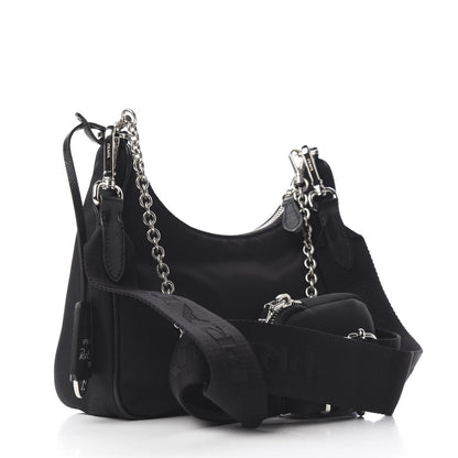Prada Nylon Re-Edition 2005 Shoulder Bag Black 2 of 13