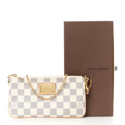 Louis Vuitton Damier Azur Pochette Milla MM 12 of 12
