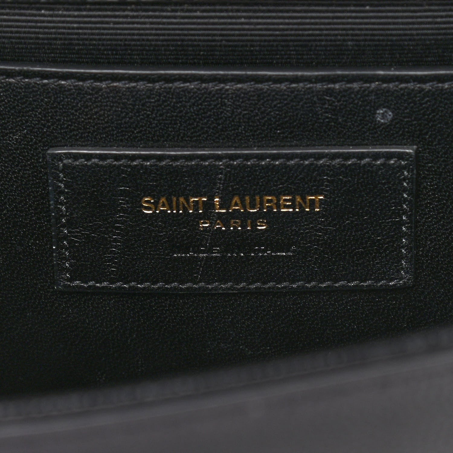 Saint Laurent Grain De Poudre Star Monogram Kate Satchel Black 6 of 9