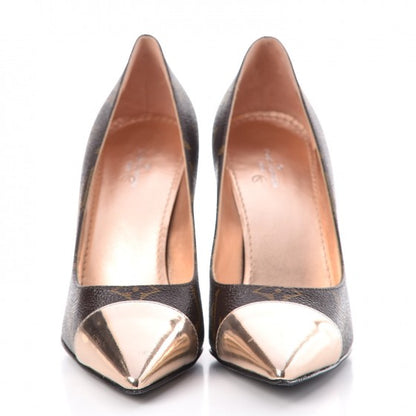 Louis Vuitton Monogram Cherie Pumps 36 Rose Gold 2 of 9