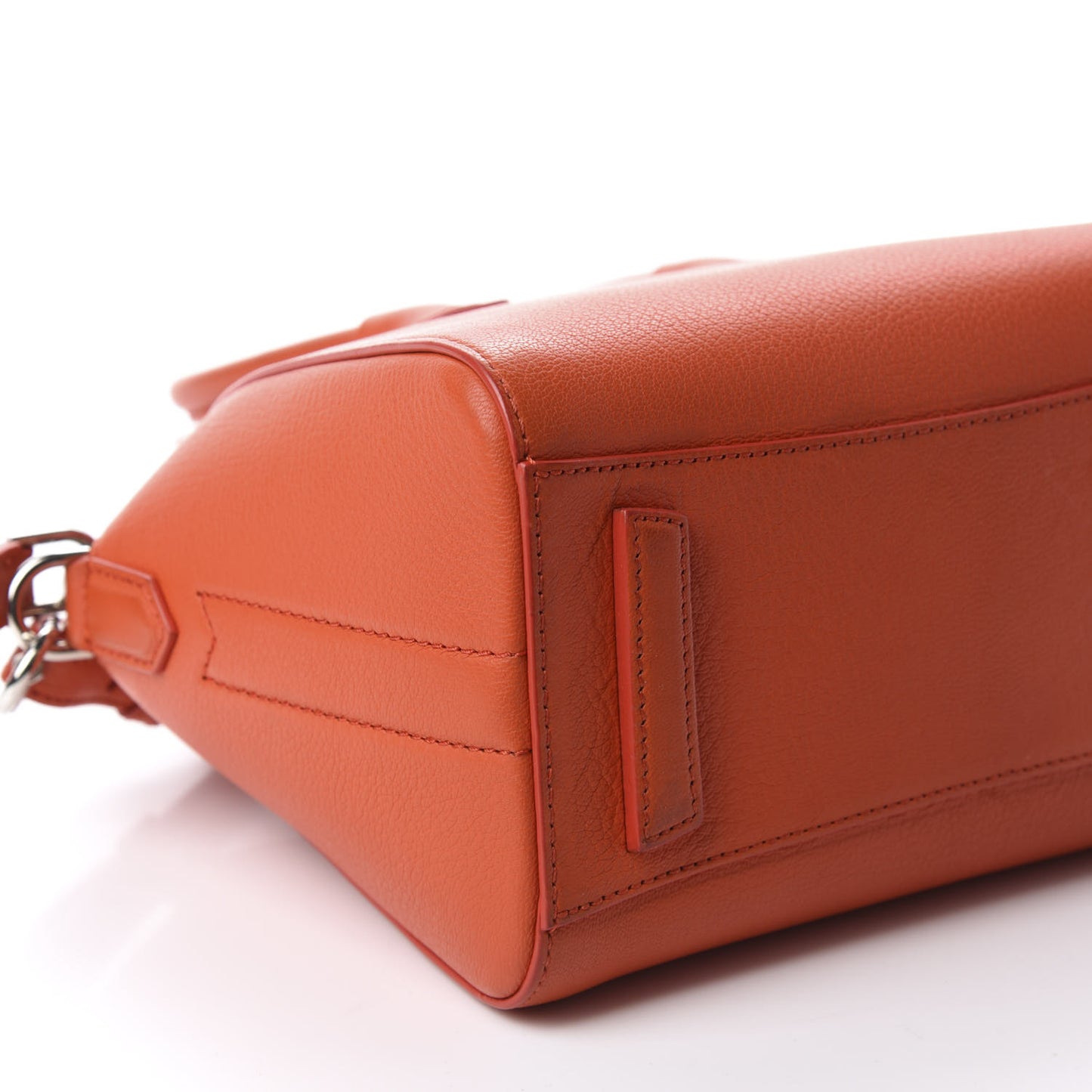 Sugar Goatskin Mini Antigona Burnt Orange