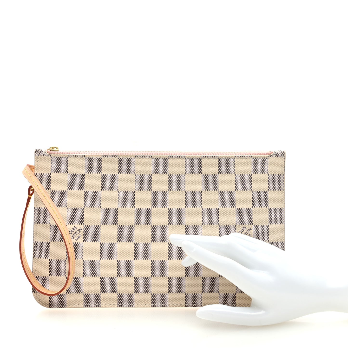 Damier Azur Neverfull MM GM Pochette Rose Ballerine