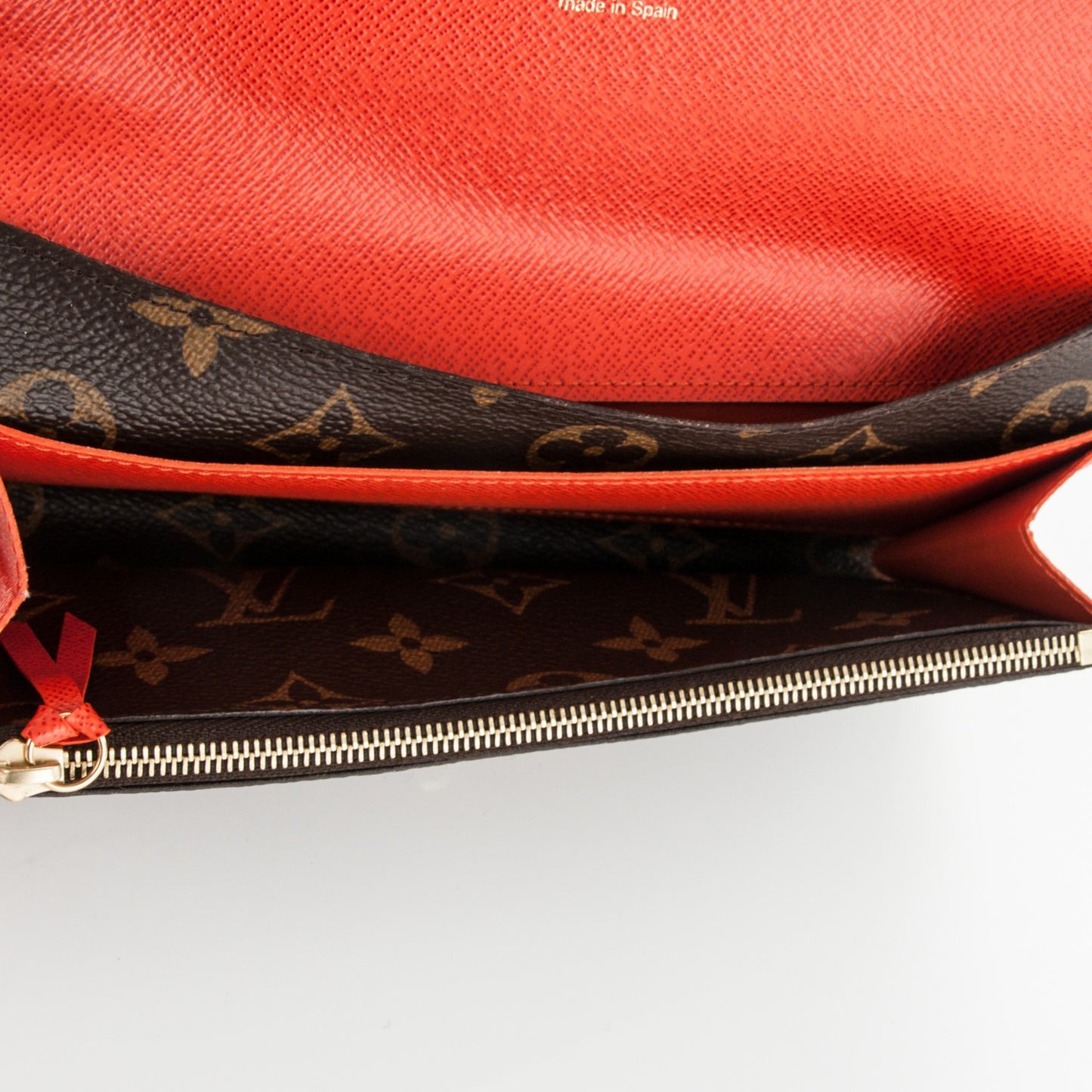 Monogram Emilie Wallet Piment