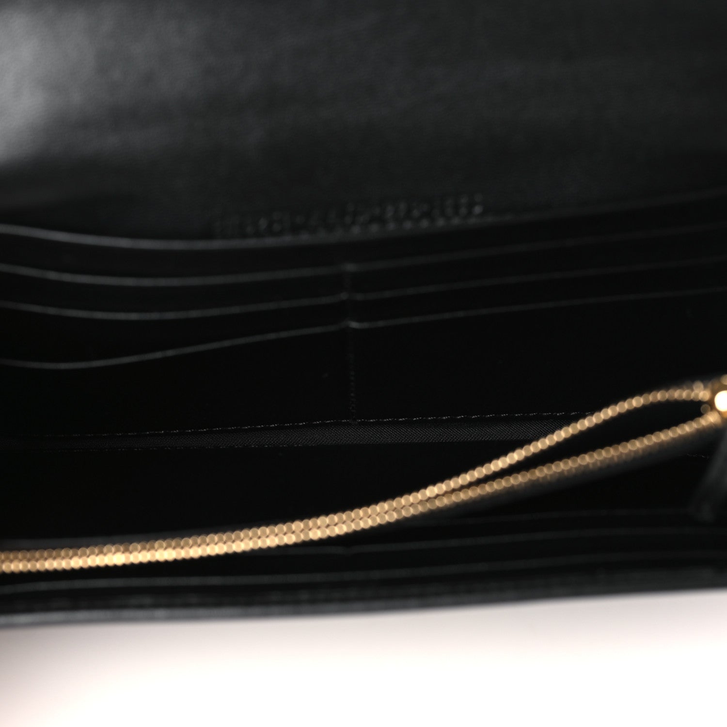Fendi Nappa Matisse FF Embossed Continental Wallet Black 5 of 7
