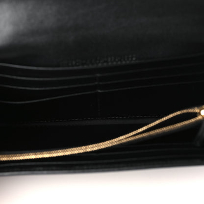 Fendi Nappa Matisse FF Embossed Continental Wallet Black 5 of 7