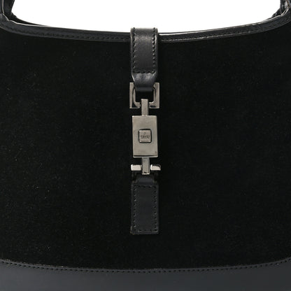 Gucci Suede Small Jackie O Hobo Black 8 of 10