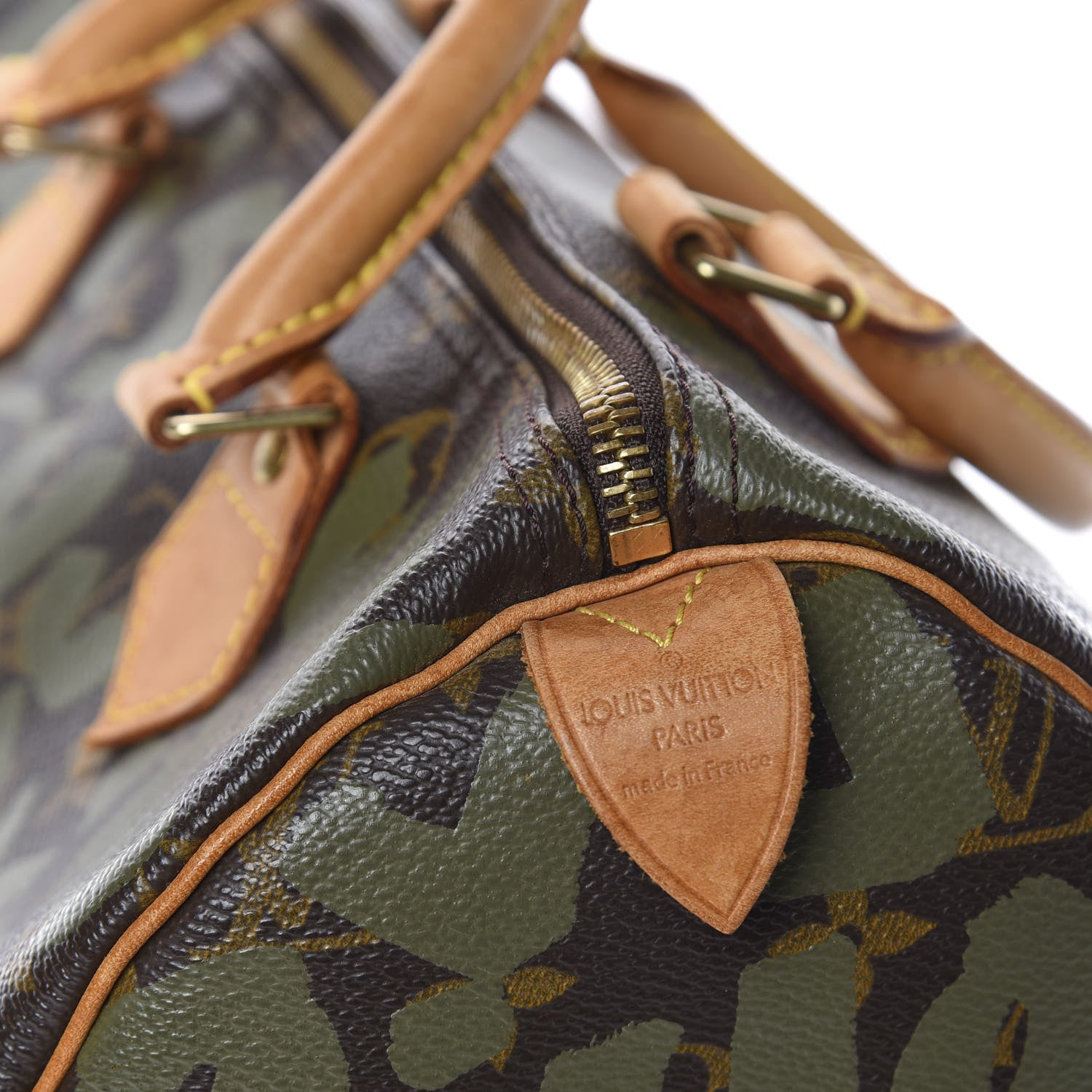 Louis Vuitton Monogram Graffiti Speedy 30 Kaki 7 of 9