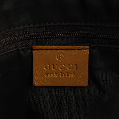 Gucci Monogram Web Medium Jackie O Hobo Tan 6 of 11