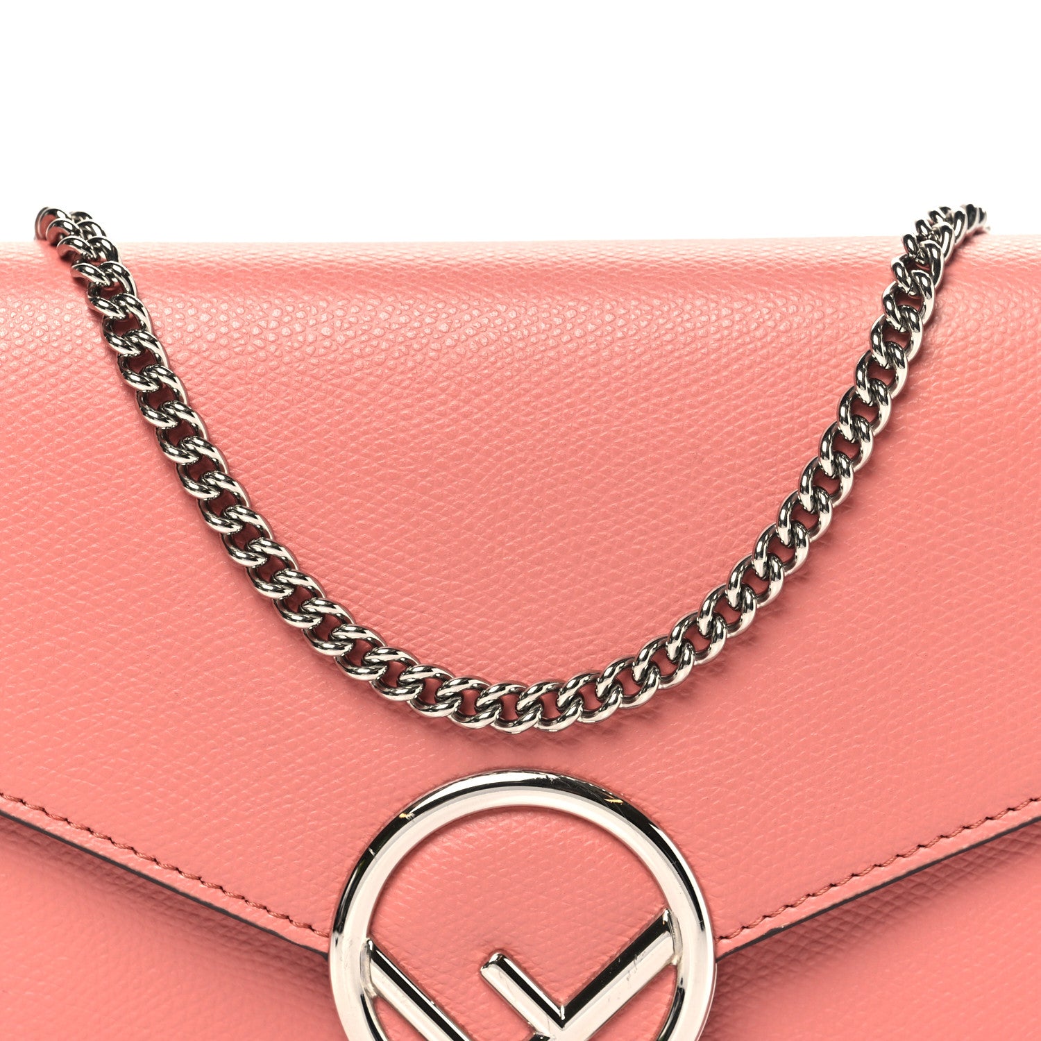 Fendi Vitello Cruise F is Fendi Medium Envelope Wallet on Chain Macaron 8 of 11