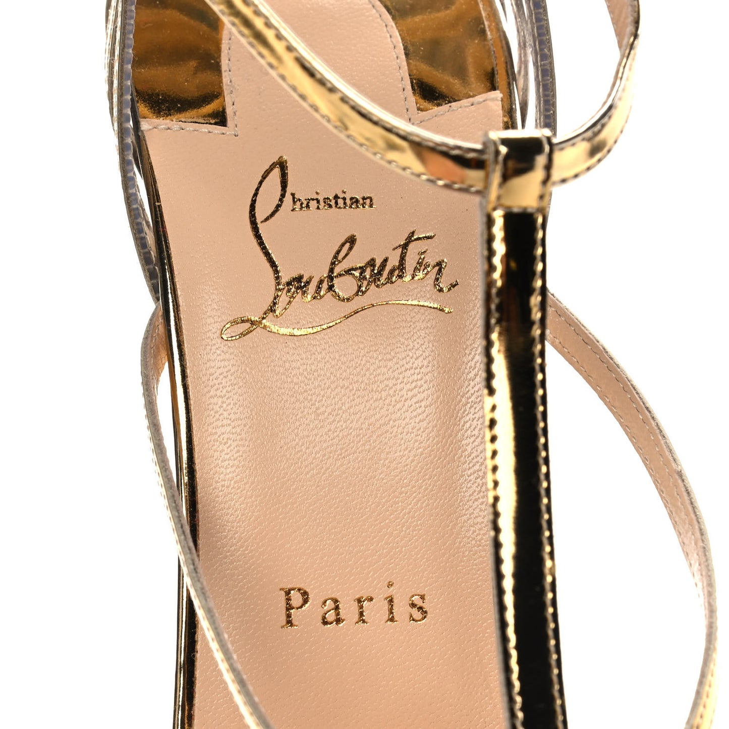 Patent PVC Deck 100 Pumps 40.5 Gold