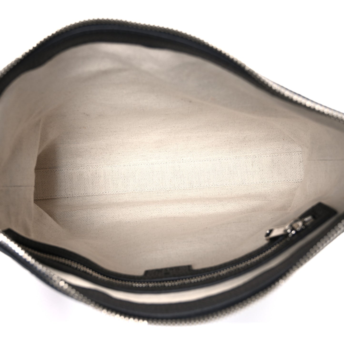 Piuma Calfskin Jumbo GG Embossed Medium Wristlet Messenger Bag Black