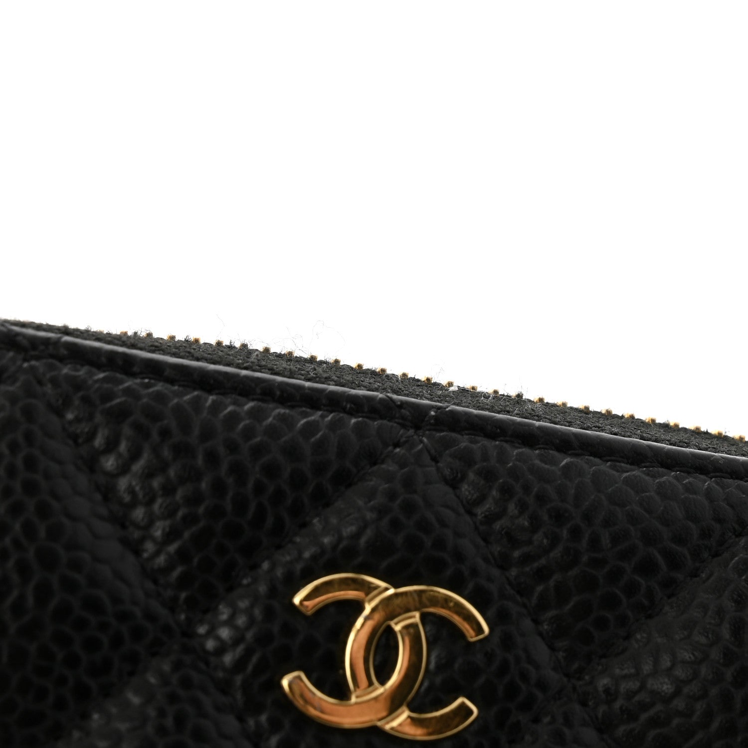 Chanel Caviar Quilted Classic Zipped Coin Purse Black 9 of 11