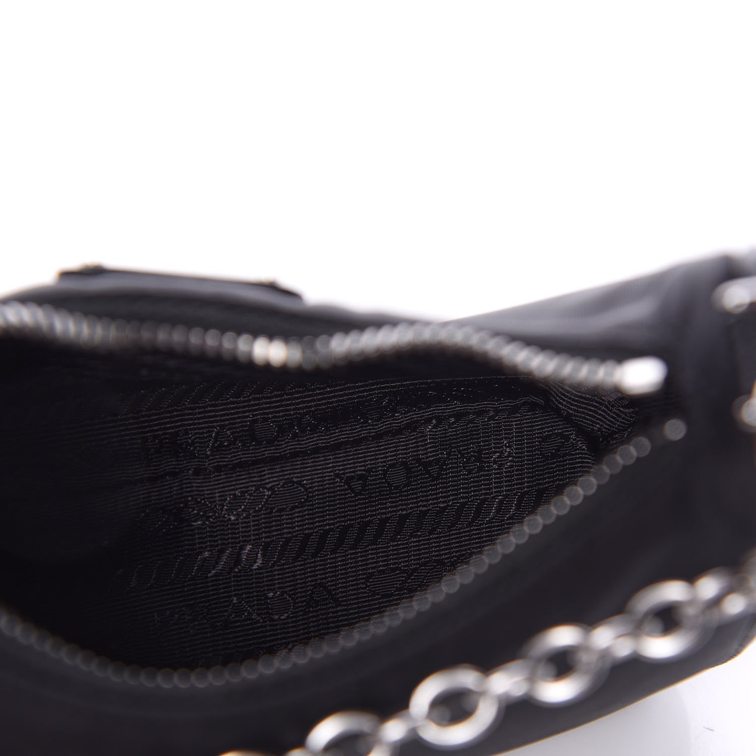 Prada Tessuto Nylon Mini Re-Edition 2000 Shoulder Bag Black 6 of 9