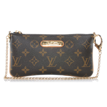 Louis Vuitton Monogram Milla Clutch MM 1 of 8