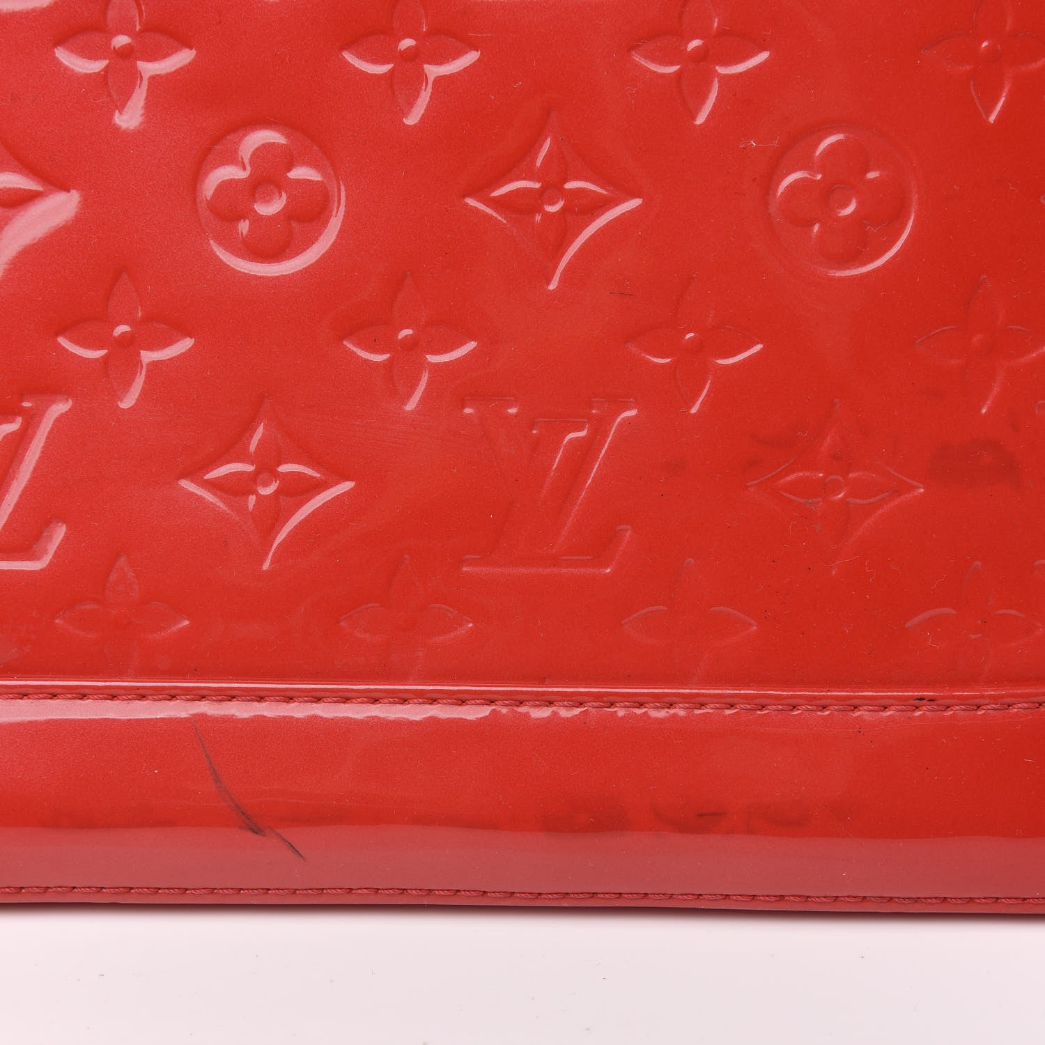 Louis Vuitton Vernis Alma GM Rouge Grenadine 9 of 18