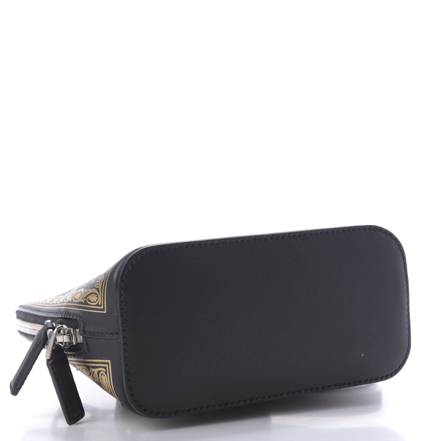 Gucci X SEGA Calfskin GUCCY Stars Mini Dome Shoulder Bag Black Gold 4 of 9