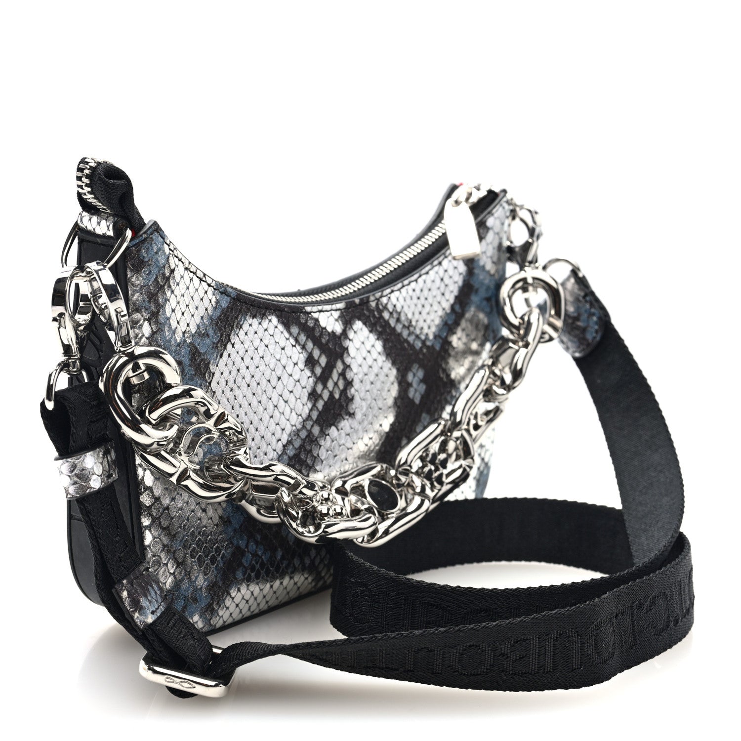 Christian Louboutin Calfskin Amazonia Loubila Mini Chain Shoulder Bag Multicolor 3 of 10