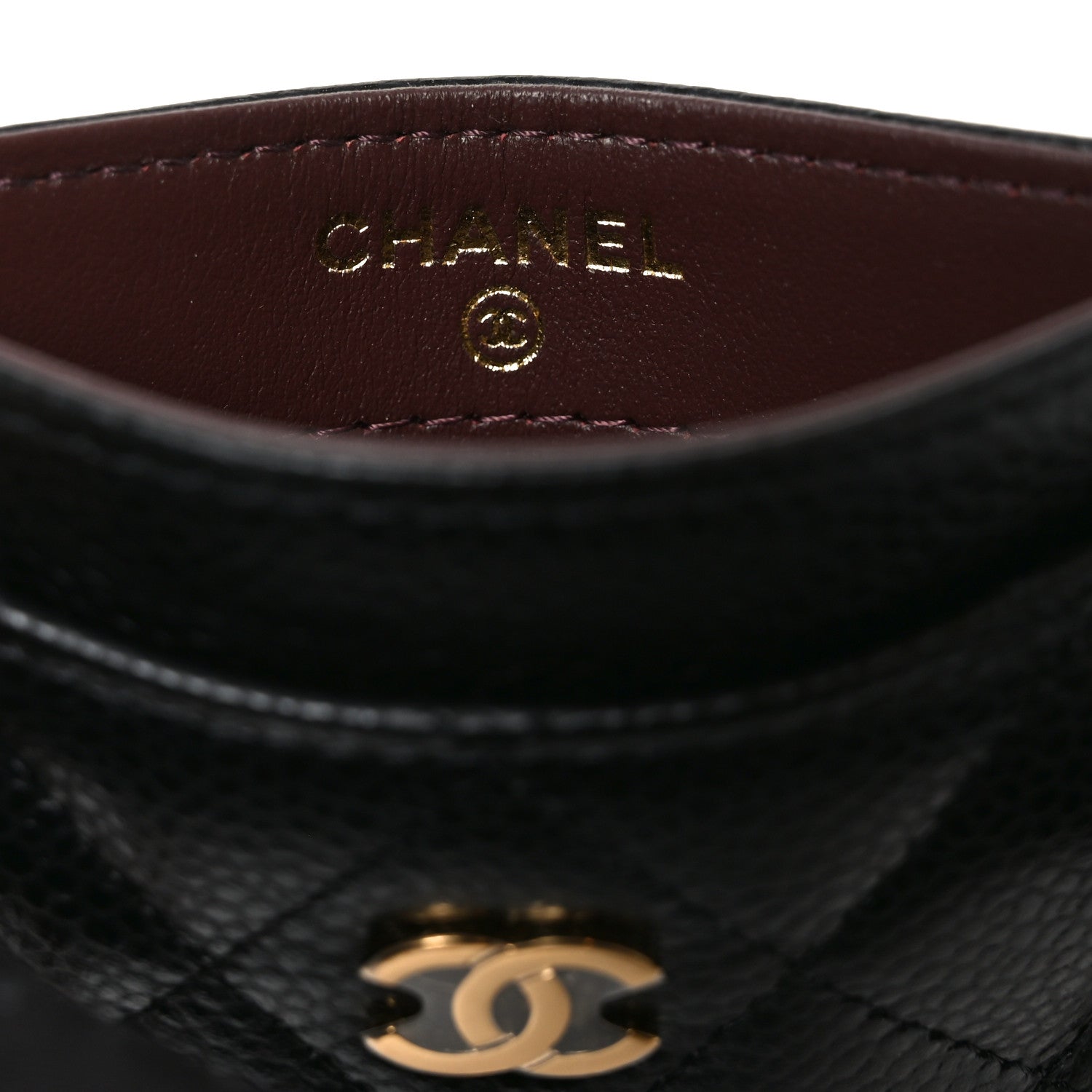 Chanel Caviar Quilted Card Holder Black 6 of 9