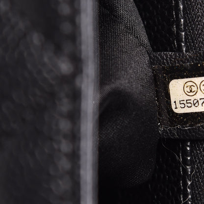 Chanel Caviar Quilted Grand Shopping Tote GST Black 9 of 11
