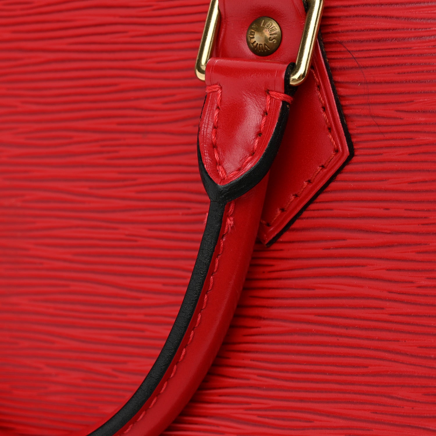 Louis Vuitton Epi Alma PM Castillan Red 10 of 10