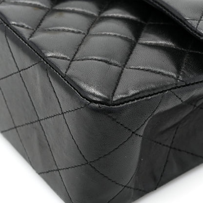 Chanel Lambskin Quilted Small Double Flap Black 14 of 16