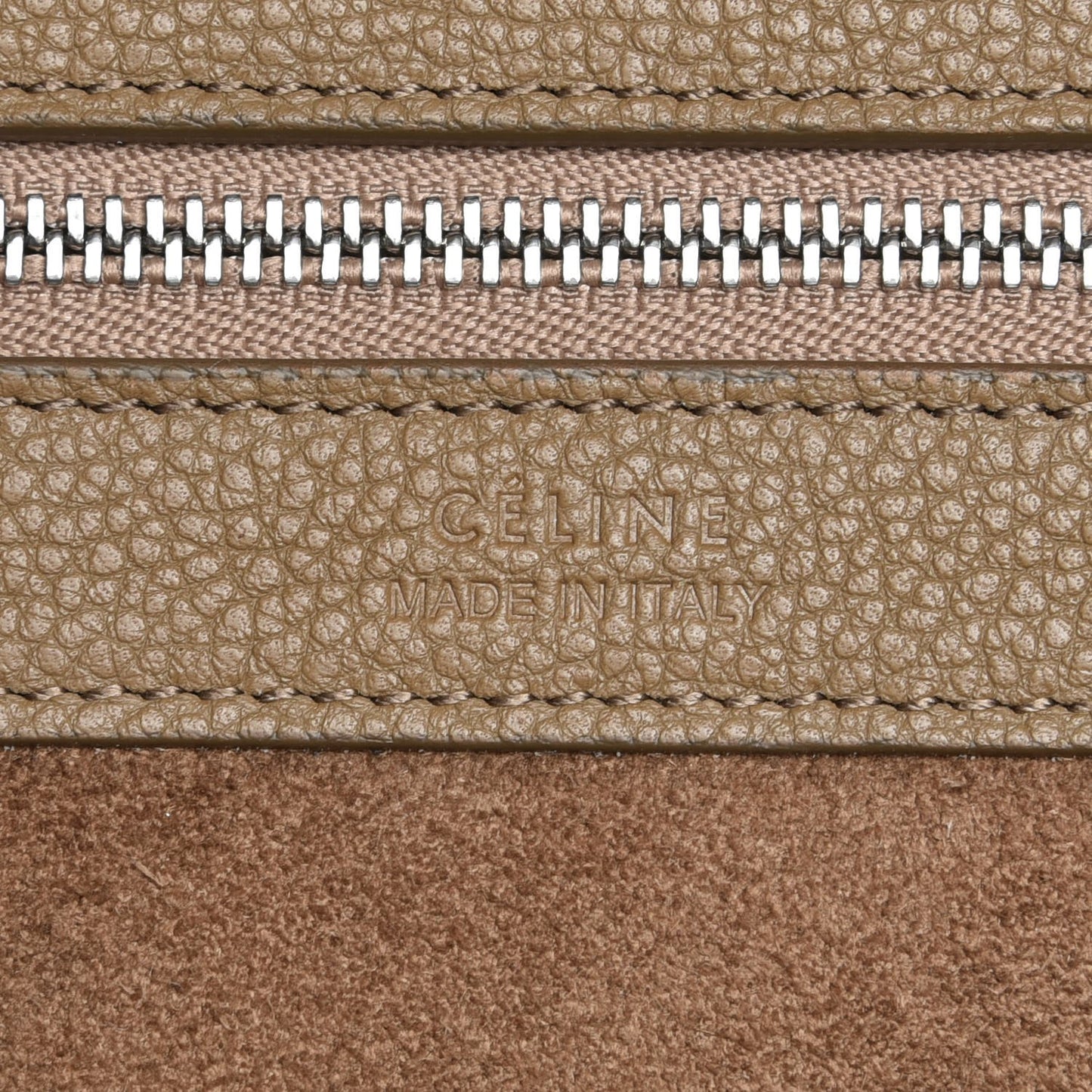 Soft Grained Calfskin Small Belt Cabas Phantom Brown