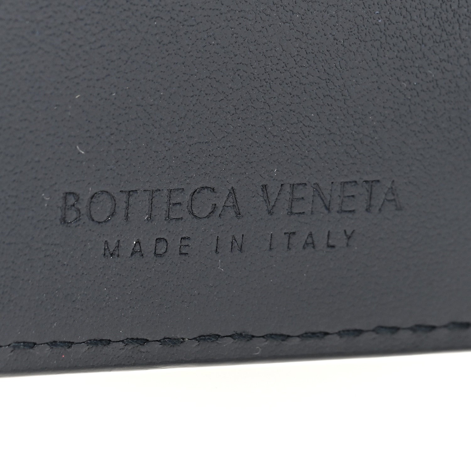 Bottega Veneta Nappa Intrecciato Medium Bifold Zip Wallet Navy 6 of 7
