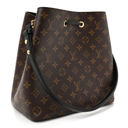 Louis Vuitton Monogram Neonoe MM Black 3 of 9