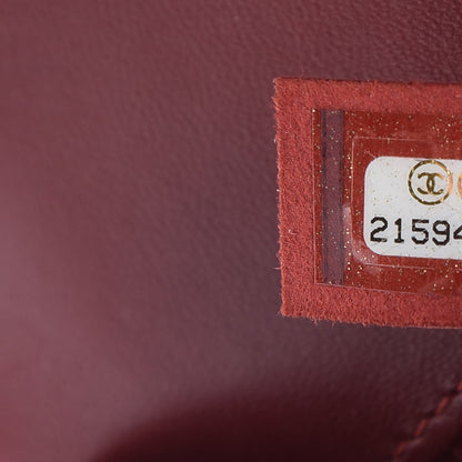 Chanel Lambskin Quilted New Medium Boy Flap Dark Red 7 of 9