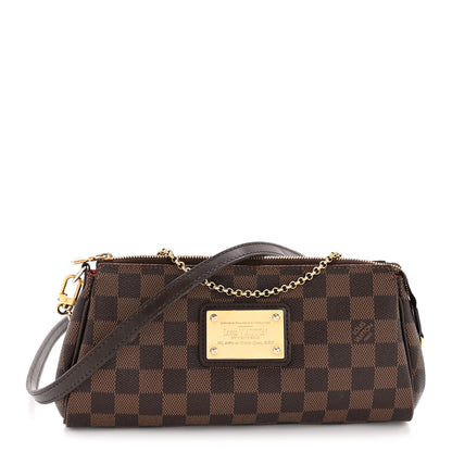 Louis Vuitton Damier Ebene Eva Clutch 1 of 14