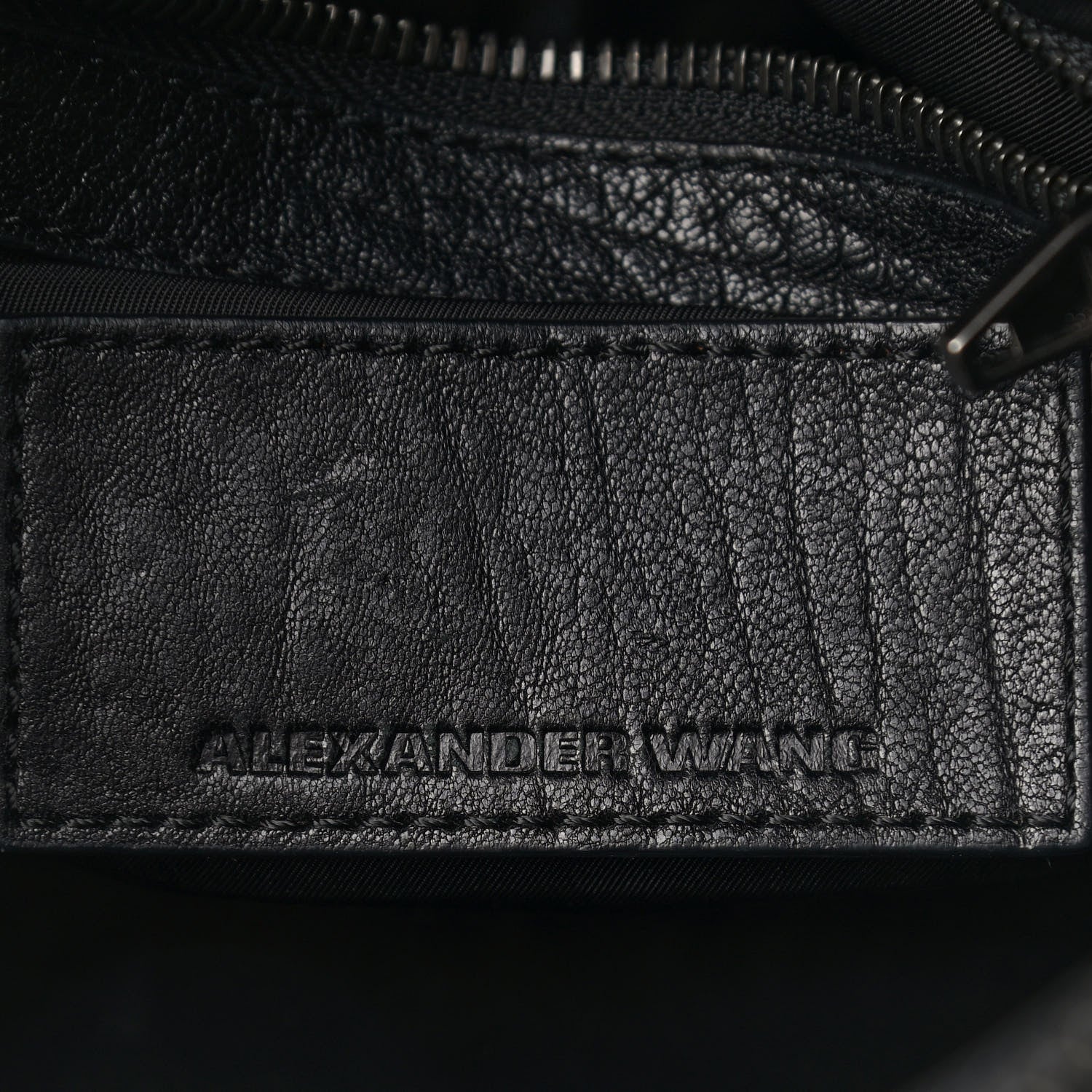 Alexander Wang Pebbled Lambskin Rockie Black Rhodium Hardware 6 of 16