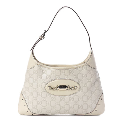 Gucci Guccissima Punch Hobo Off White 1 of 12