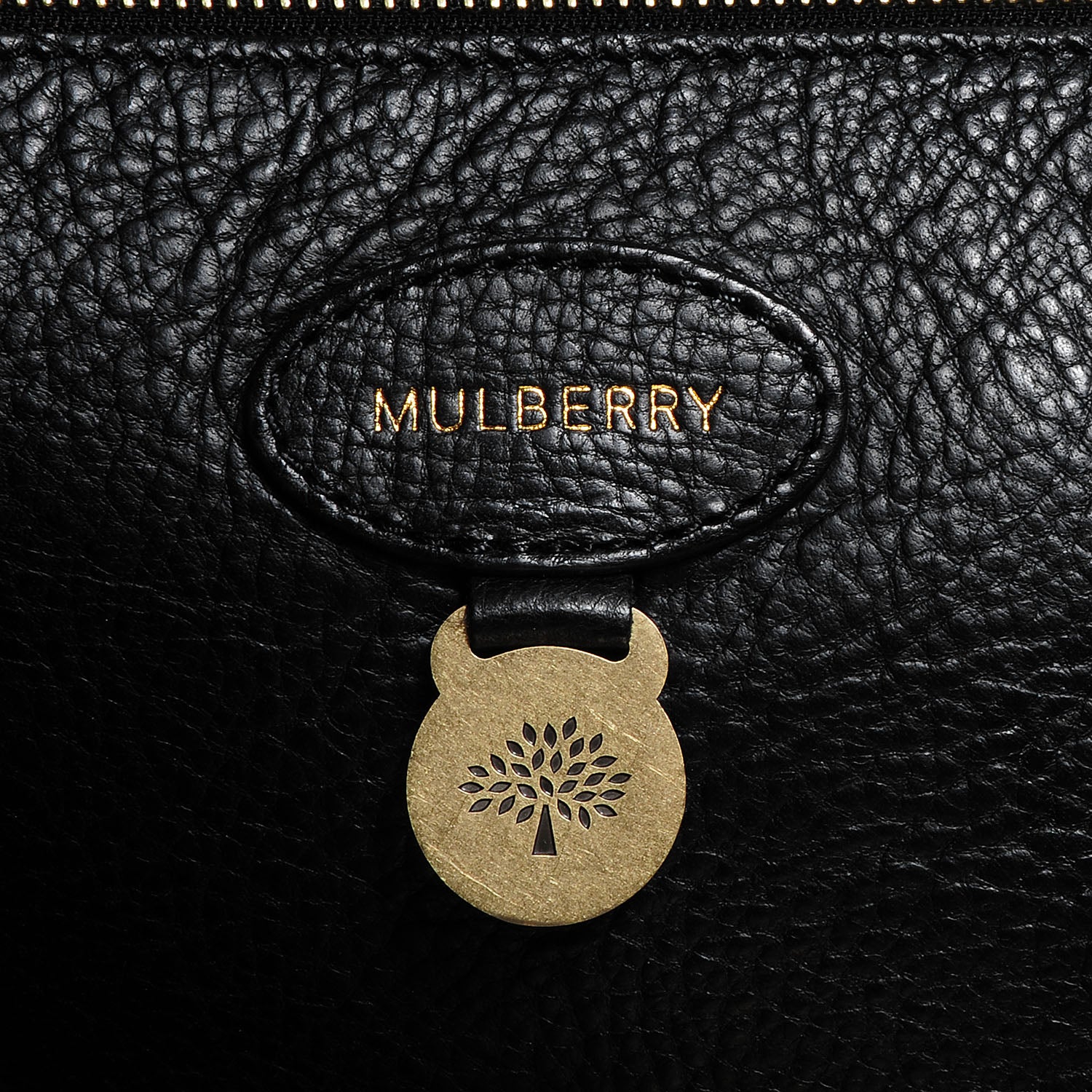 Mulberry Natural Leather Bayswater Tote Black 6 of 8