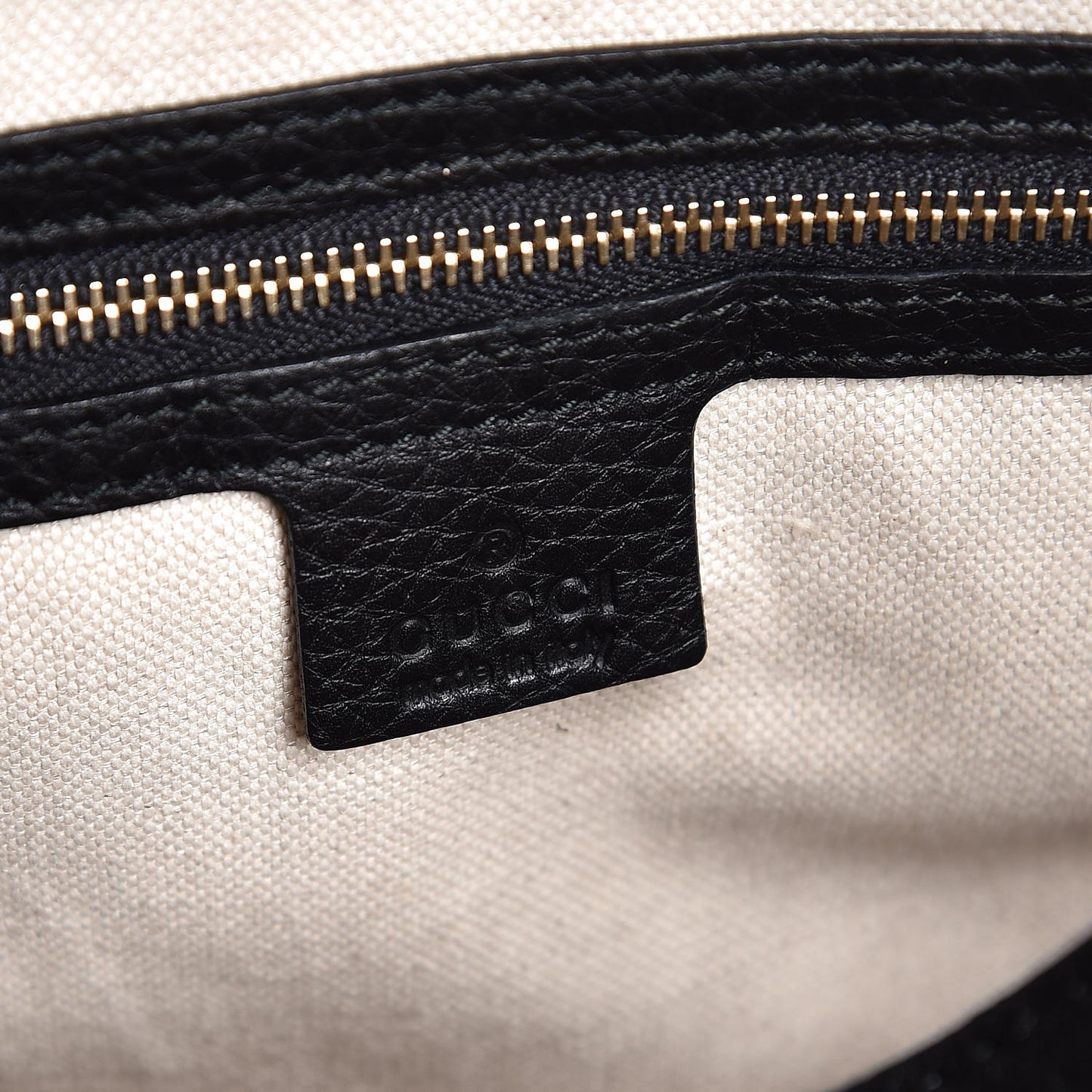Calfskin Vintage Web Medium Hobo Black